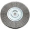 Forney Wire Wheel Crimped, 5 in x .008 in x 1/2 in - 5/8 in Arbor 72743 - alternate 1